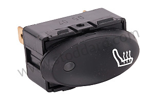TIP SWITCH matt black / matt black (A05) / RIGHT / OPTION: SEAT HEATING SYSTEM, RIGHT SEAT (Option code: M340), OPTION: SEAT HEATING SYSTEM,LEFT/RIGHT SEAT (Option code: M342) (99661315410A05)