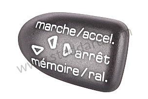 CAP WITH SYMBOL INSCRIPTION IN FRENCH / matt black / matt black (A05) / OPTION: AUTOMATIC SPEED CONTROL (Option code: M454) (99661350610A05)
