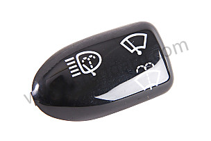 Wiper Info Switch Cover For Stalk gloss black / gloss black (A01) / OPTION: HEADLAMP WASHER (Option code: M288) (99661350700A01)