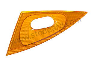 ORANGE LOWER COVER FOR HEADLIGHT WITH HEADLIGHT WASHER ORANGE / ORANGE / LEFT (99663103501)