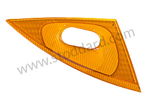 ORANGE LOWER COVER FOR HEADLIGHT WITH HEADLIGHT WASHER ORANGE / ORANGE / RIGHT / OPTION: HEADLAMP WASHER (Option code: M288) (99663103601)