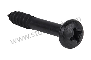 BLACK CURVED HEAD SCREW BLACK / BLACK (A331945185)