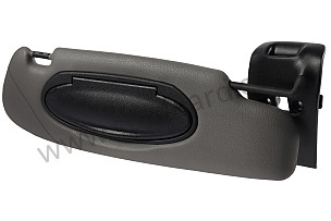 SUN VISOR graphite grey / graphite grey (C52) / IMITATION LEATHER / RIGHT (99773103218C52)