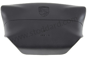 AIRBAG UNIT IMITATION LEATHER 4-SPOKE STEERING WHEEL / spatial grey / spatial grey (B50) (99680308910B50)