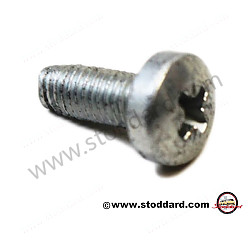 Half Round Screw For Rear Bumper Trim Attachment. 911 930 1974-1989  (9991410010B)