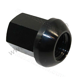 Black Finish Closed Ended Alloy Lug Nut For Alloy Wheels LIGHTENED BLACK ALUMINIUM, CLOSED (99918200336)