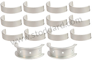 Main Bearing Set, Standard. 911 964 993 1978-1998. INTERIOR MEASUREMENT STANDARD / EXTERIOR MEASUREMENT STANDARD (96410190100)