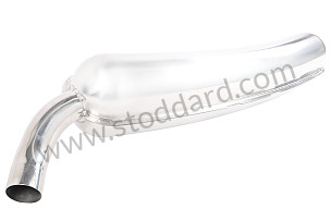 Sport Muffler, Polished Stainless Steel.911 STAINLESS STEEL (SIC11102501)