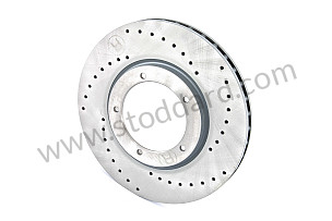 PERFORATED, VENTILATED FRONT BRAKE DISC  (A91135104123RD)