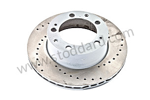 PERFORATED, VENTILATED REAR BRAKE DISC  (A91135204109RD)