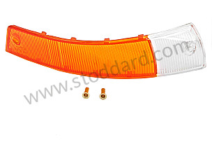 Euro-Spec Front Turn Signal Corner Lens, Right, 911 And 912 1965-1968 for OUTSIDE UNITED STATES OF AMERICA only / FRONT RIGHT (SIC63140210)