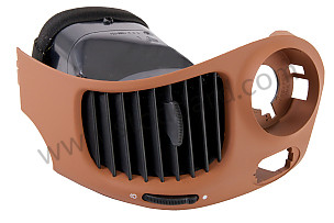 SIDE VENT Left-hand drive / cinnamon brown / cinnamon brown (P13) / Lacquer / LEFT (99655222506P13)
