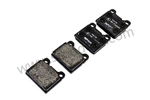 BRAKE PADS (FULL SET OF 4) FOR CALIPERS WITH FASTENING CENTRE DISTANCE OF 76 MM)  (99A000072792)