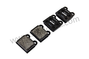 BRAKE PADS (FULL SET OF 4) REAR (A91135293901)