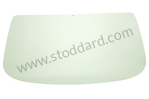 Windshield For 911, Green Tinted With Center Pad For Mirror Mount. For 911 1978-1989 FOR ASSEMBLY WITH MOULDING / GREEN / GREEN (SIC54101106)