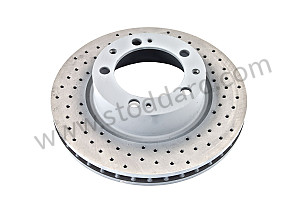 PERFORATED, VENTILATED REAR BRAKE DISC  (A95135104102RD)