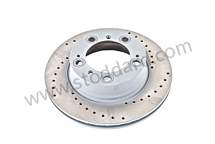 PERFORATED, VENTILATED REAR BRAKE DISC  (A98635240104RD)