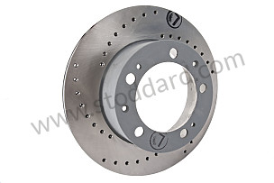 DRILLED AND VENTILATED FRONT BRAKE DISC  (A94435104105RD)