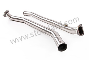 PAIR OF STAINLESS STEEL ELEMENTS REPLACING BISCHOFF CATALYTIC CONVERTERS  (99A000072994)