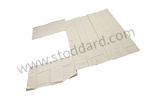 Ivory Headliner, Coupe Without Sunroof. 911 912 1965-1989 WITHOUT SUNROOF / WHITE / WHITE (91155505501)