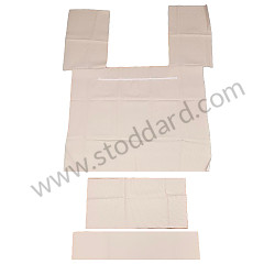 Original Daisy Pattern Headliner, Ivory, 1966-98 911/912/930 Coupe with Sunroof. Stoddard Exclusive WITH SUN ROOF / WHITE / WHITE (91155505511D)