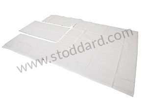 Ivory Headliner, Coupe With Sunroof. 911 912 1965-1989 WITH SUN ROOF / WHITE / WHITE (91155505511)