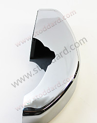 Front Bumper Guard, Left, Chrome With No Rubber Buffer WITHOUT RUBBER ELEMENT / FOR NARROW TYPE T BUMPER MOULDING / FRONT LEFT (SIC50503126)