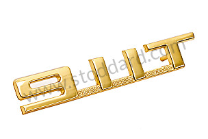911t Emblem, Gold. 911t 1969-1971 (optional) GOLD / GOLD (90155931151)
