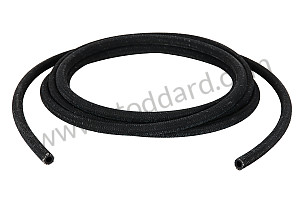 Black Braided Cloth Brake Master Cylinder Connecting Hose Sold By The Meter  (N0203501)