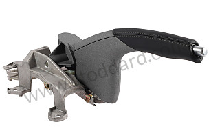 PARKING-BRAKE LEVER Left-hand drive / black/metallic grey / black/metallic grey (FGR) (99642403107FGR)