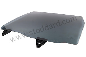 DOOR GLASS LEFT / OPTION: HEAT INSULATING GLASS AT REAR METALLIZED (Option code: IQL6) (95554261105)