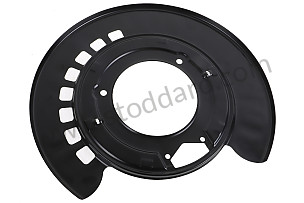 SUPPORTING PLATE LEFT / OPTION: REAR DISC BRAKES DISC DIAMETER 17 INCHES  (330MM) BRAKE CALLIPER PAINTED BLACK (Option code: I1KW), OPTION: REAR DISC BRAKES DISC DIAMETER 17 INCHES  (330MM) BRAKE CALLIPER PAINTED SILVER (Option code: I1KY), OPTION: REAR DISC BRAKES DISC DIAMETER 17 INCHES  (330MM) BRAKE CALLIPER PAINTED RED (Option code: I1KZ) (95535280120)