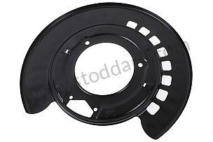 SUPPORTING PLATE RIGHT / OPTION: REAR DISC BRAKES DISC DIAMETER 17 INCHES  (330MM) BRAKE CALLIPER PAINTED BLACK (Option code: I1KW), OPTION: REAR DISC BRAKES DISC DIAMETER 17 INCHES  (330MM) BRAKE CALLIPER PAINTED SILVER (Option code: I1KY), OPTION: REAR DISC BRAKES DISC DIAMETER 17 INCHES  (330MM) BRAKE CALLIPER PAINTED RED (Option code: I1KZ) (95535280220)