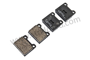 SET OF BRAKE PADS REAR (A91435290300)