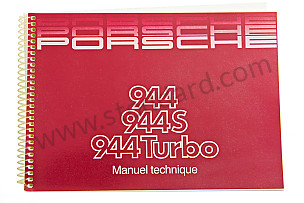 USER AND TECHNICAL MANUAL FOR YOUR VEHICLE IN FRENCH 944 TURBO 1988 INSCRIPTION IN FRENCH (WKD94403088)