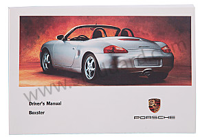 Driver's Manual For 986 Boxster 1997-2004 WRITTEN IN ENGLISH (WKD98612097)