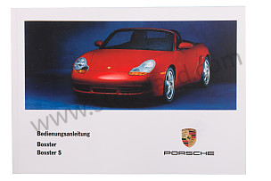 USER AND TECHNICAL MANUAL FOR YOUR VEHICLE IN GERMAN BOXSTER BOXSTER S 2000 WRITTEN IN GERMAN (WKD98601000)