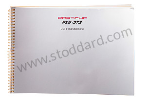 USER AND TECHNICAL MANUAL FOR YOUR VEHICLE IN ITALIAN 928 1994 WRITTEN IN ITALIAN (WKD92804094)