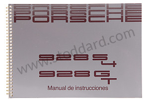 USER AND TECHNICAL MANUAL FOR YOUR VEHICLE IN SPANISH 928 S4 1990 WRITTEN IN SPANISH (WKD92805090)