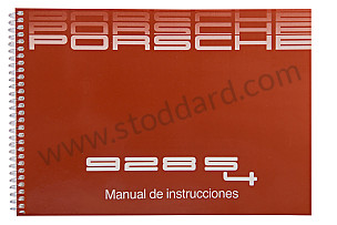 USER AND TECHNICAL MANUAL FOR YOUR VEHICLE IN SPANISH 928 S 1987 WRITTEN IN SPANISH (WKD92805087)
