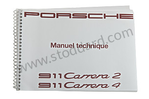 USER AND TECHNICAL MANUAL FOR YOUR VEHICLE IN FRENCH 911 1991 INSCRIPTION IN FRENCH (WKD96403091)
