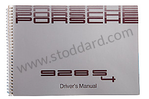 USER AND TECHNICAL MANUAL FOR YOUR VEHICLE IN ENGLISH 928 S4 1989 WRITTEN IN ENGLISH (WKD92802089)