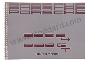 USER AND TECHNICAL MANUAL FOR YOUR VEHICLE IN ENGLISH 928 S4 1990 WRITTEN IN ENGLISH (WKD92802090)