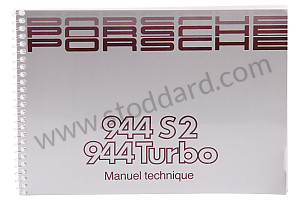 USER AND TECHNICAL MANUAL FOR YOUR VEHICLE IN FRENCH 944 S2 1990 INSCRIPTION IN FRENCH (WKD94403090)