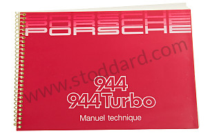 USER AND TECHNICAL MANUAL FOR YOUR VEHICLE IN FRENCH 944 TURBO 1986 INSCRIPTION IN FRENCH (WKD94403086)