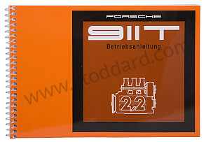 USER AND TECHNICAL MANUAL FOR YOUR VEHICLE IN GERMAN 911 T 1971 WRITTEN IN GERMAN (WKD462310)