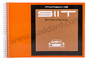 USER AND TECHNICAL MANUAL FOR YOUR VEHICLE IN GERMAN 911 T 1969 WRITTEN IN GERMAN (WKD461310)