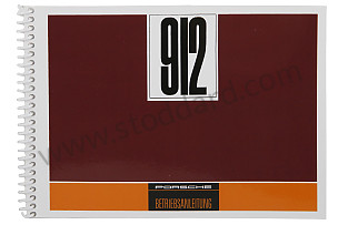 USER AND TECHNICAL MANUAL FOR YOUR VEHICLE IN GERMAN 912 1967 WRITTEN IN GERMAN (WKD460510)