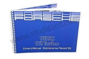 USER AND TECHNICAL MANUAL FOR YOUR VEHICLE IN ENGLISH 911 1983 WRITTEN IN ENGLISH (WKD471721)