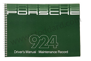 USER AND TECHNICAL MANUAL FOR YOUR VEHICLE IN ENGLISH 924 1985 WRITTEN IN ENGLISH (WKD472920)